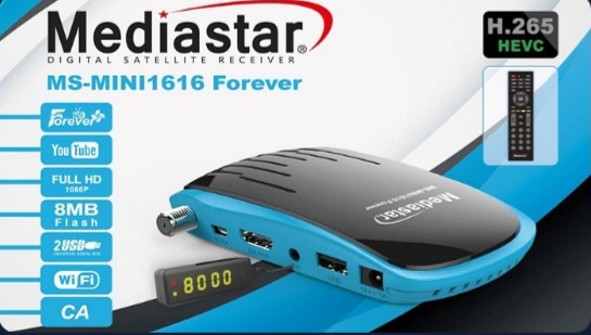 گیرنده دیجیتال مدیا استار مدل MINI-1616 با ساپورت کدک H265
