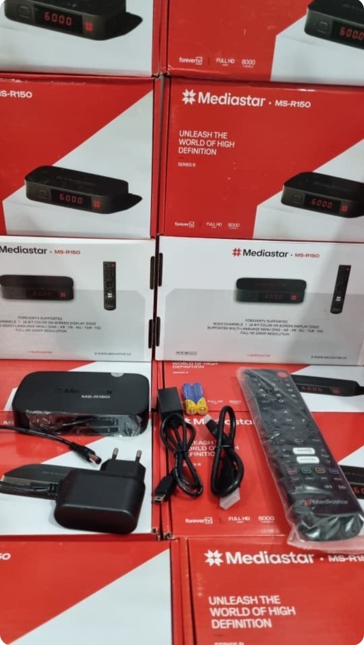 گیرنده دیجیتال مدیا استار مدل R150 با ریموت کنترل جدید