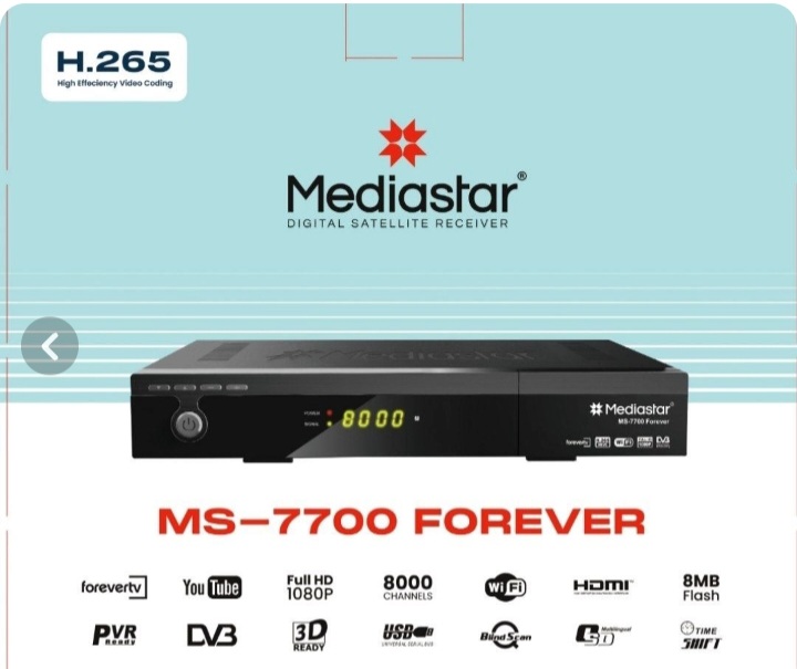 گیرنده دیجیتال مدیا استار مدل MS-7700 FOREVER ورژن ۴